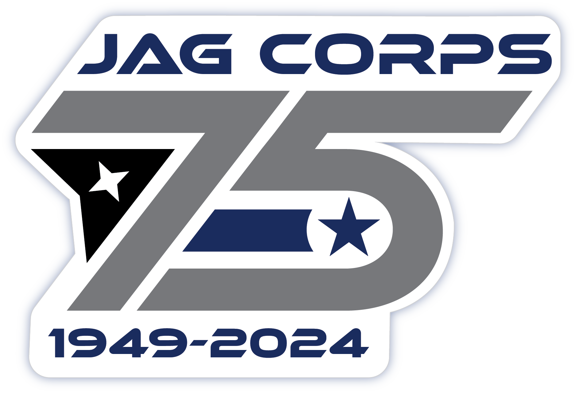 The Judge Advocate General's Corp's 75th Anniversary seal